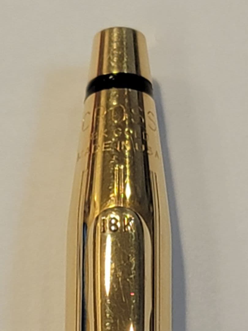 超希少！CROSSクロス 18KムクGOLD ゴールド ボールペン