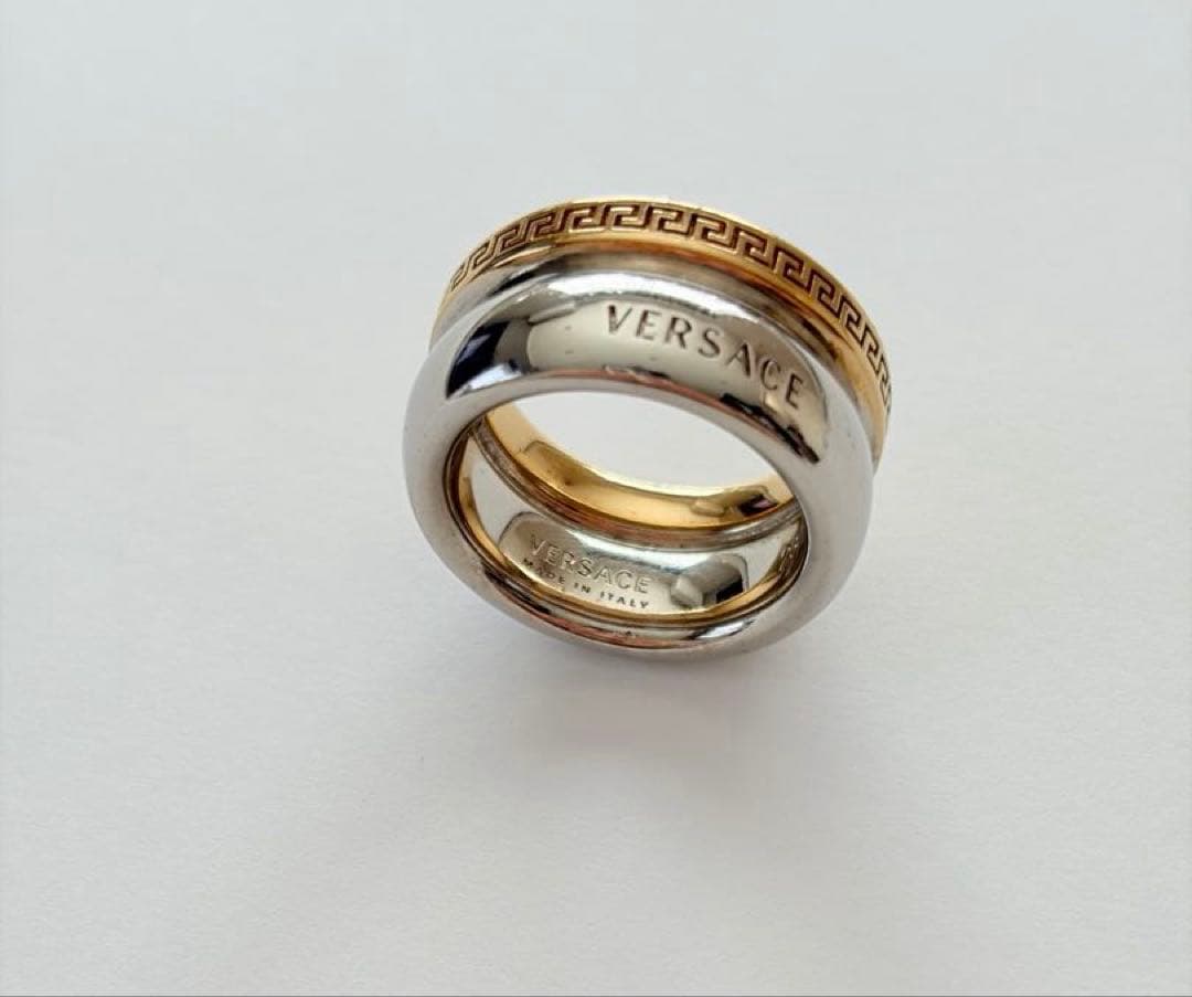 VERSACE ヴェルサーチェ リング シルバー ゴールド