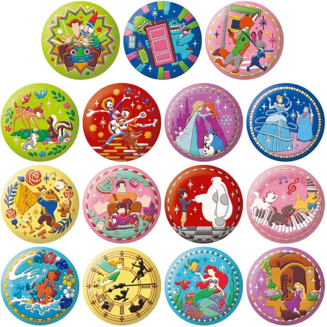 新品★Disney Characters【塔の上のラプンツェル】刺繍缶バッジ