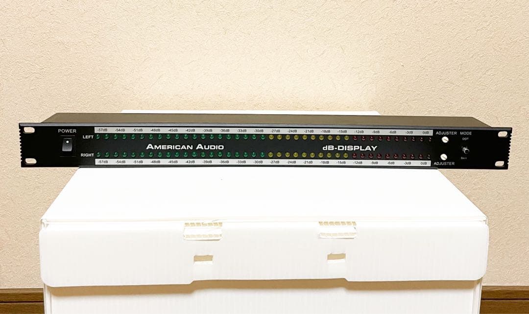 18日まで価格！AMERICAN AUDIO DB Display レベルメータ
