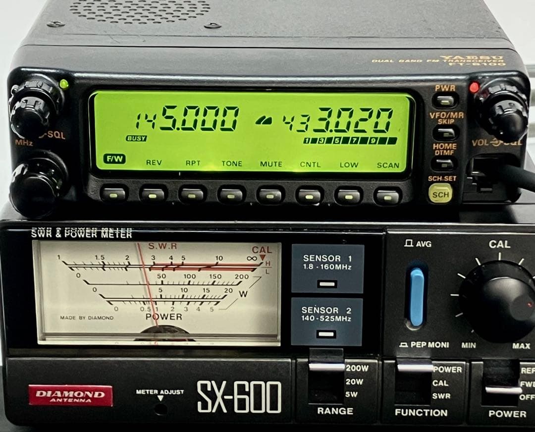 ヤエス FT-8100 20w アマチュア無線機