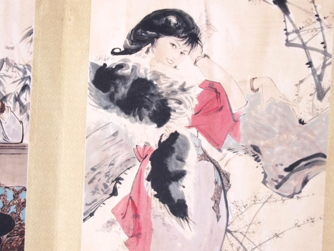 中国近代画家　刘继卣作動物図　激安骨董品AK1389A10-2