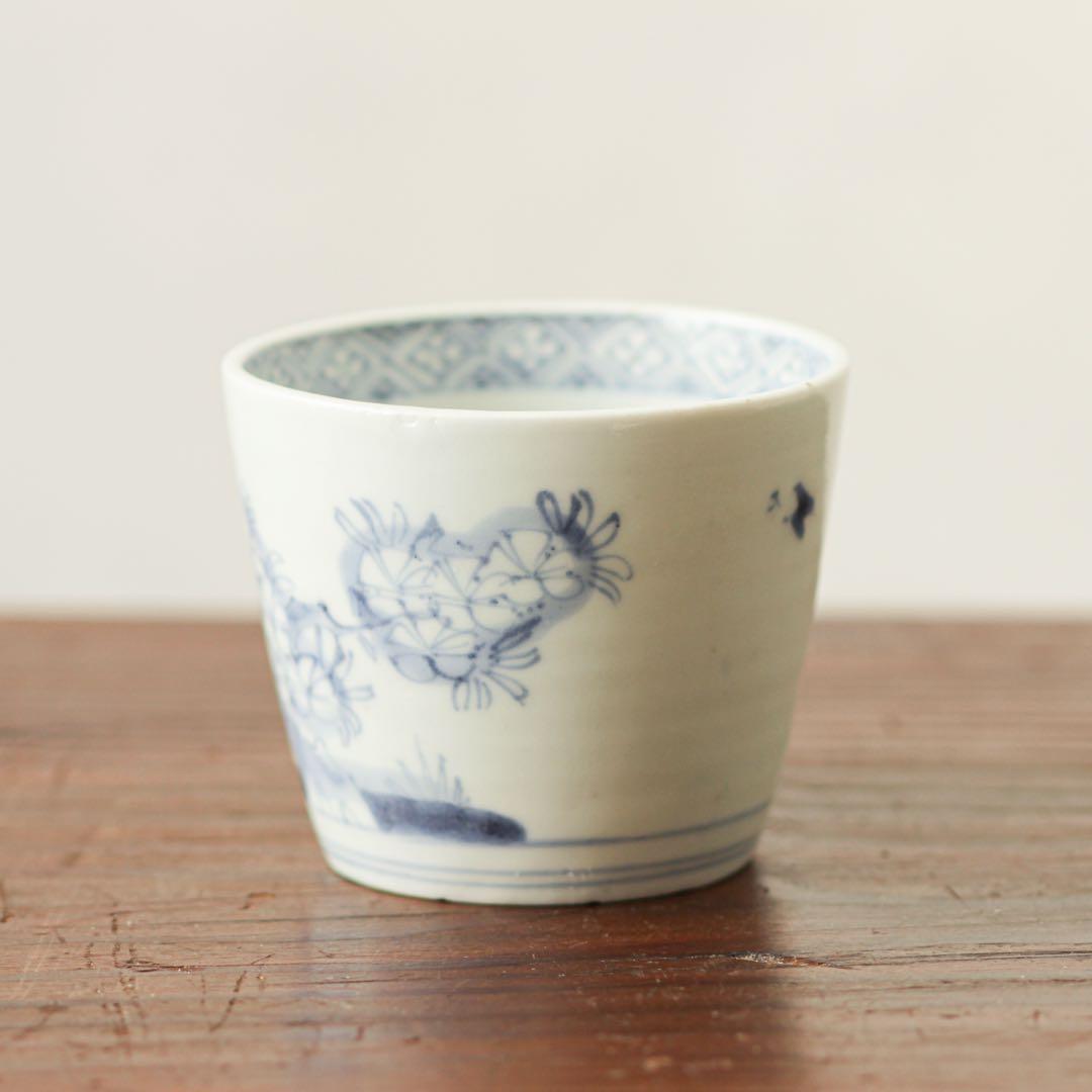 伊万里　古伊万里　江戸　後期　蕎麦猪口　蛇の目