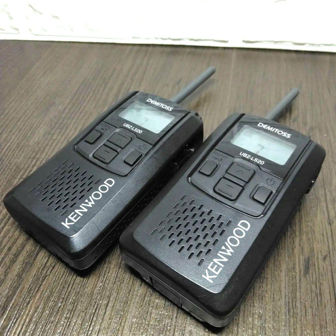 KENWOOD★UBZ-LS20 特定小電力トランシーバー インカム&クリップ付