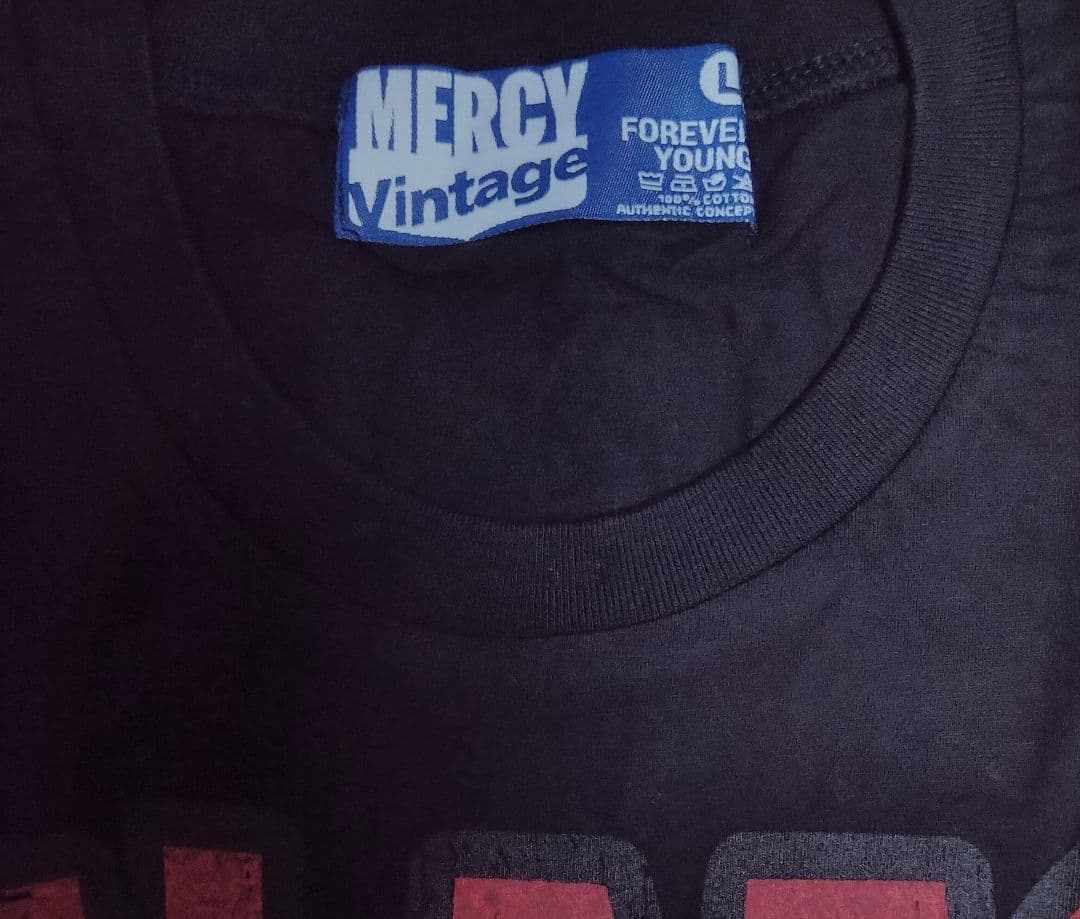 新品:エルモ「ヴィンテージスタイル・プリントTシャツ●L」セサミストリート