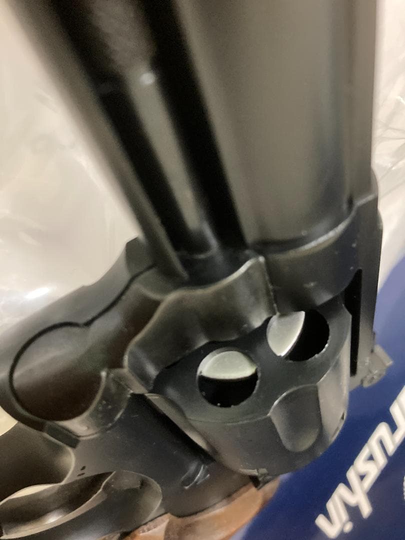木製グリップ付 ABSモデルガン マルシン S&W M586 6インチ マグナム