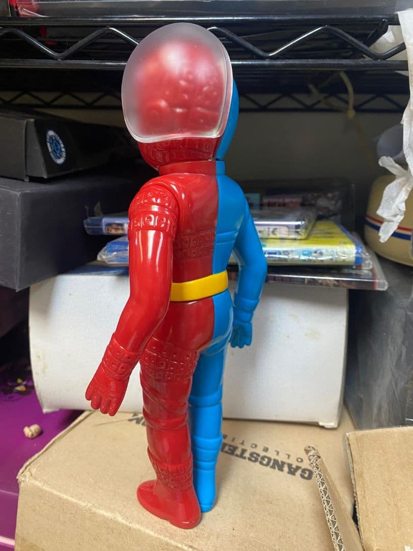値下げ 人造人間・キカイダー ソフビ人形 25cm 海賊版