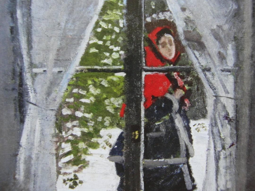 クロード・モネ、「The Red Hod-Madame Monet」、厳選