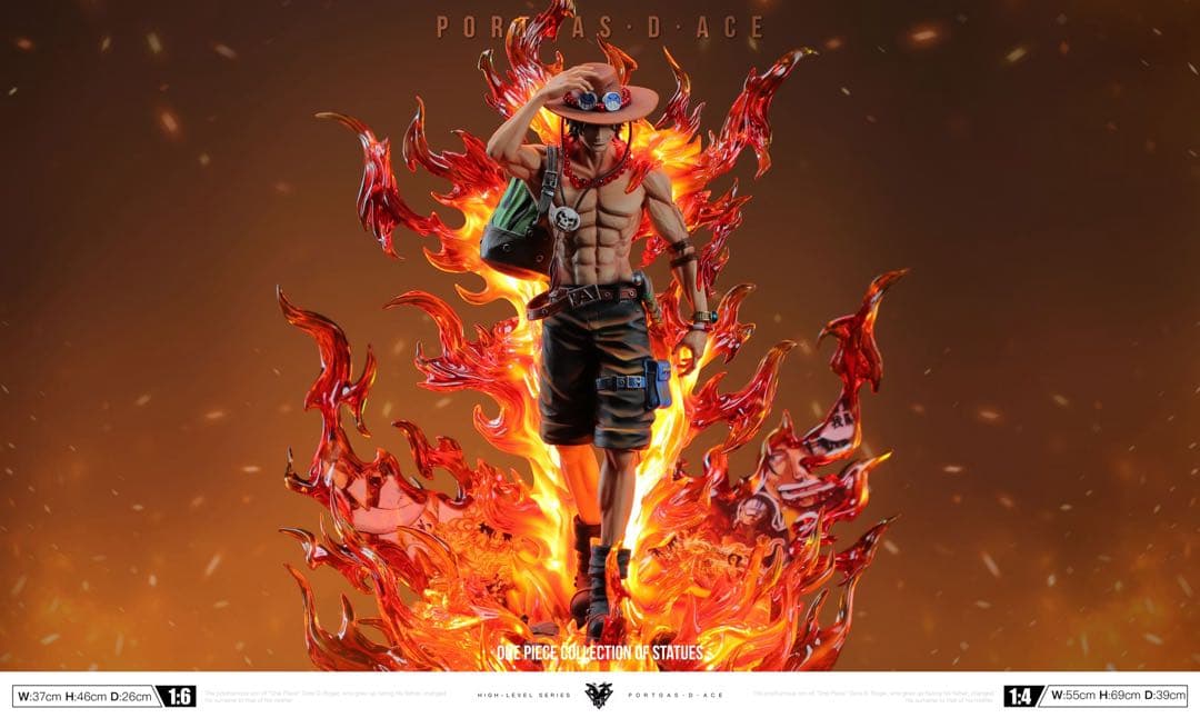 ワンピース 火拳 エースフィギュア ガレージキット
