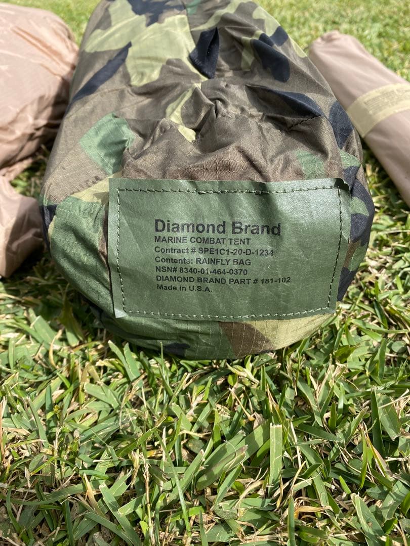 ダイヤモンドブランド Marine Combat Tent コンバットテント美品