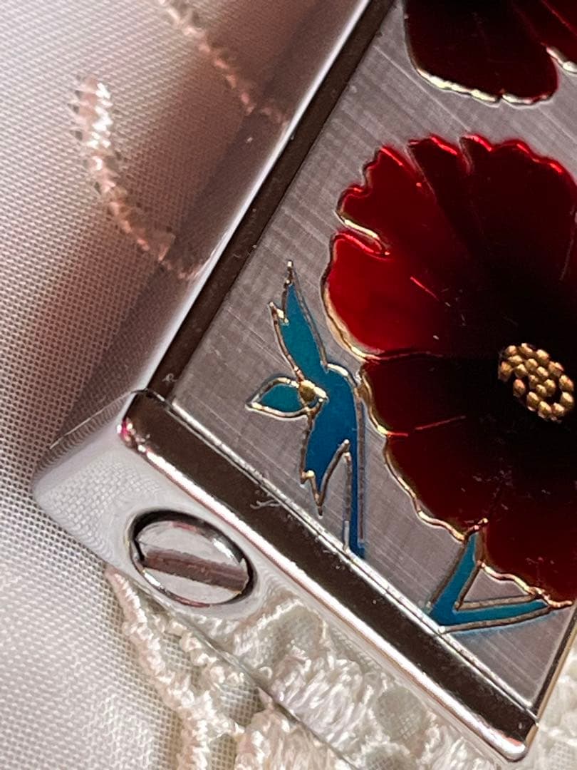 昭和レトロ　ヴィンテージ　コンパクト　ミラー　化粧鏡　ライター型香水スプレー