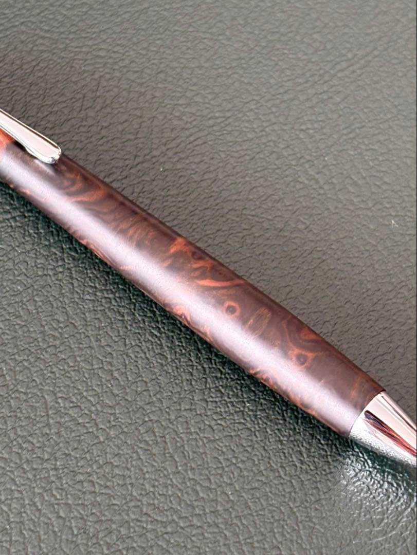 【イベント杢】工房楔 黒檀こぶ杢 ペンシル楔 0.5mm（固定式口金付き）