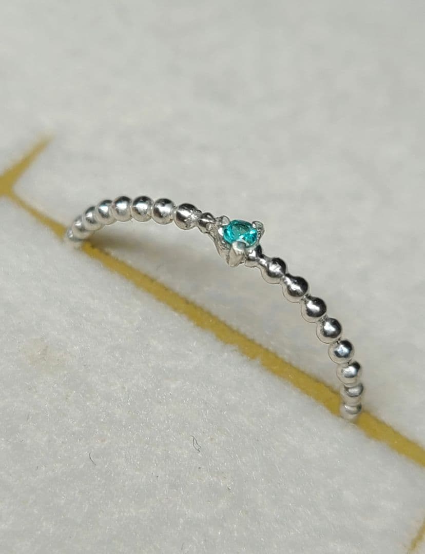 ★ブラジルバターリャパライバトルマリンSVポン・デ・リング★