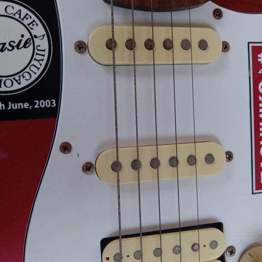 BUSKER'S エレキギター レッド　動作確認済✅️