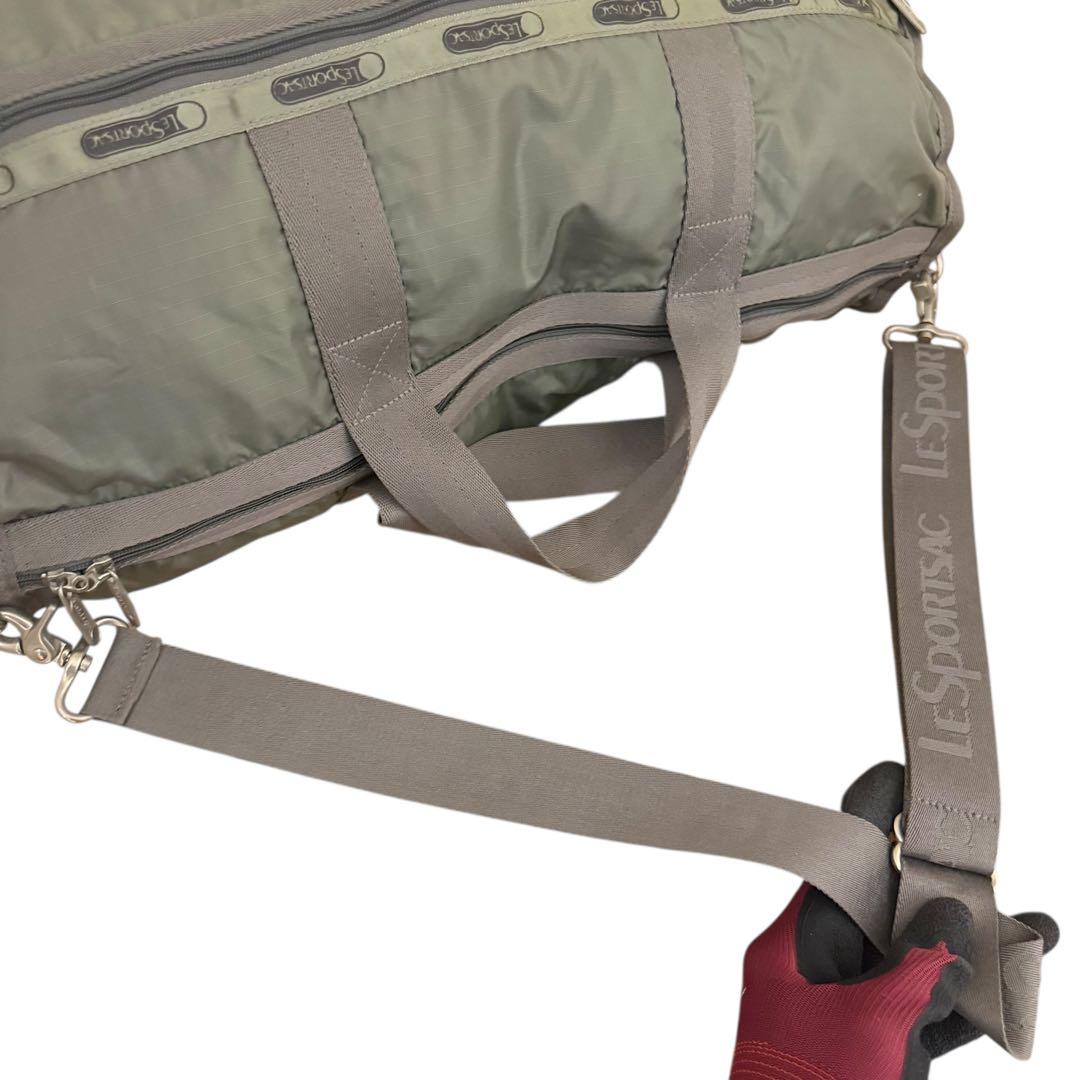 未使用級✨レスポートサック　ボストンバッグ　2way カーキ　ナイロン　大容量