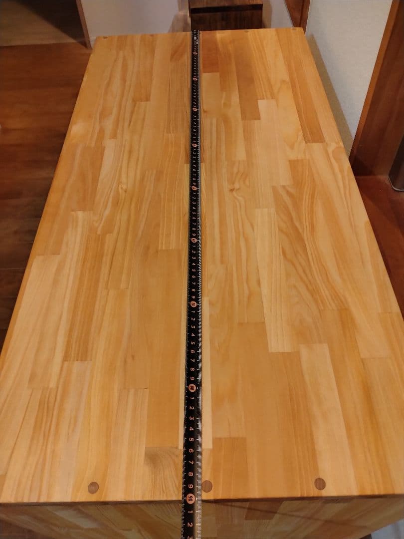 木製　ハンドメイド　オーダー　コの字　テーブル　サイドテーブルラック　カウンター