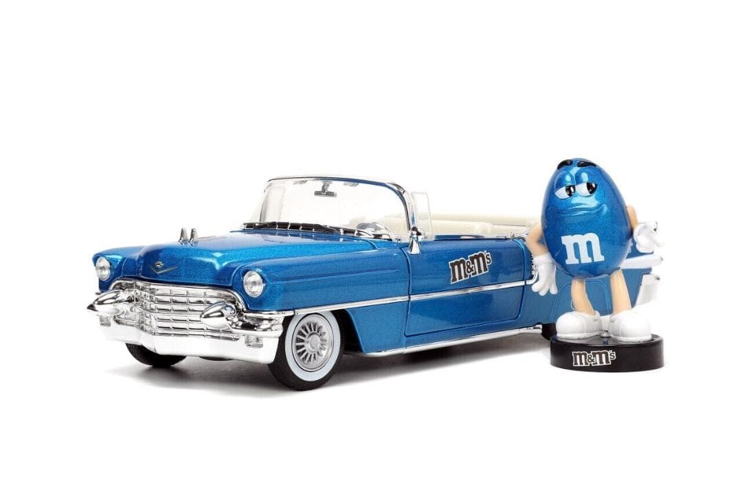JD HR 1/24 M&M's 1956 キャデラック with BLUE