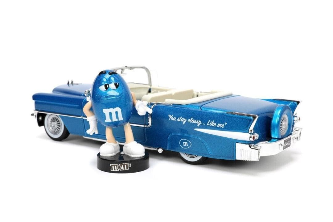 JD HR 1/24 M&M's 1956 キャデラック with BLUE