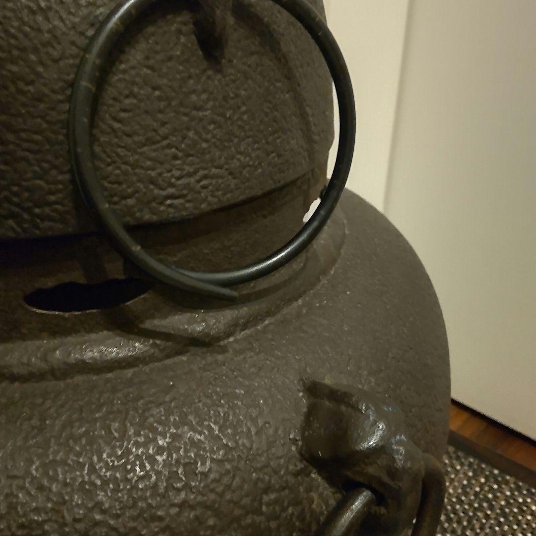 茶釜 台付き