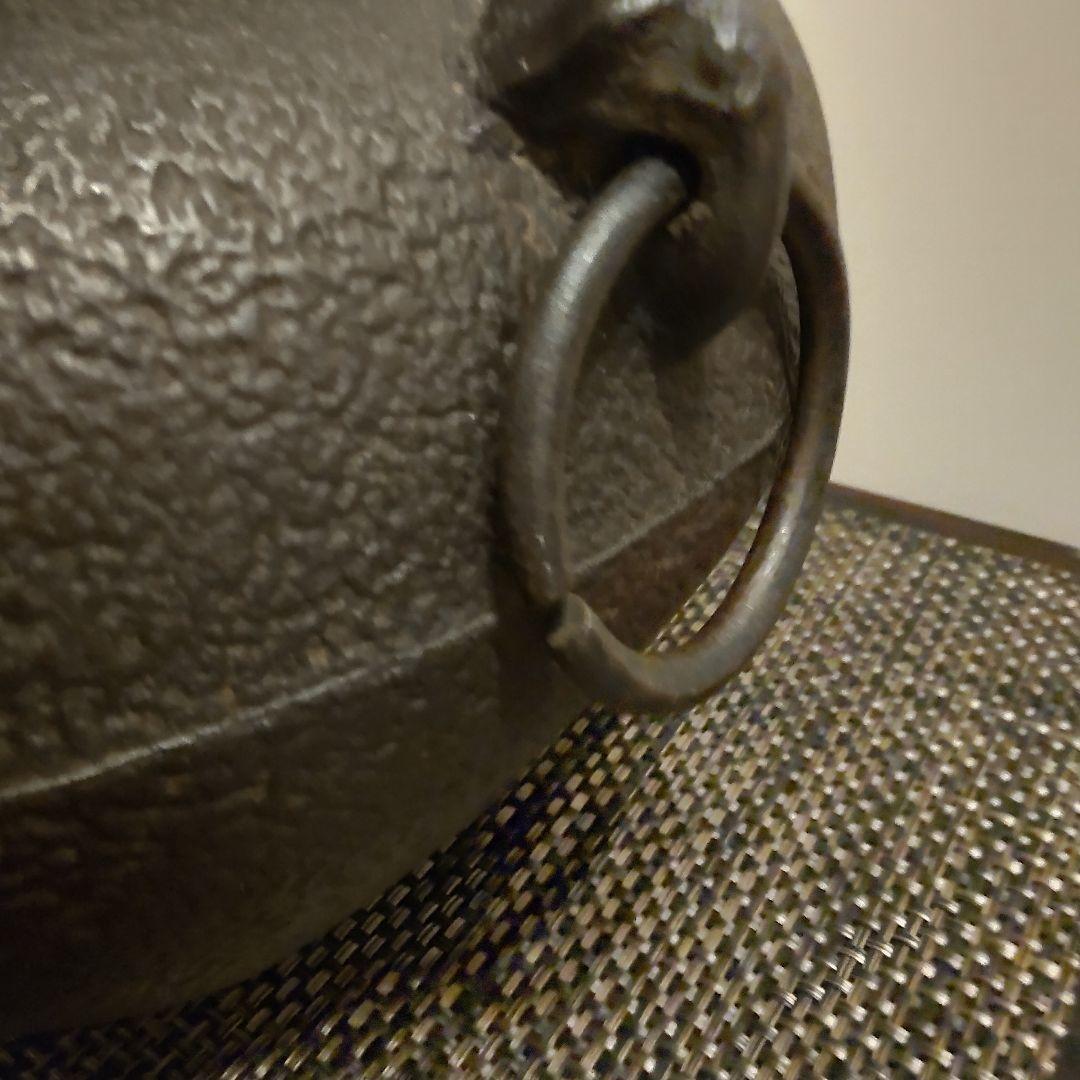 茶釜 台付き