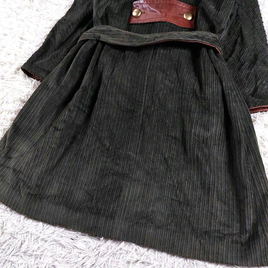 DG ドルチェ&ガッバーナ 金ボタン コーデュロイダブル チェスターコート 40