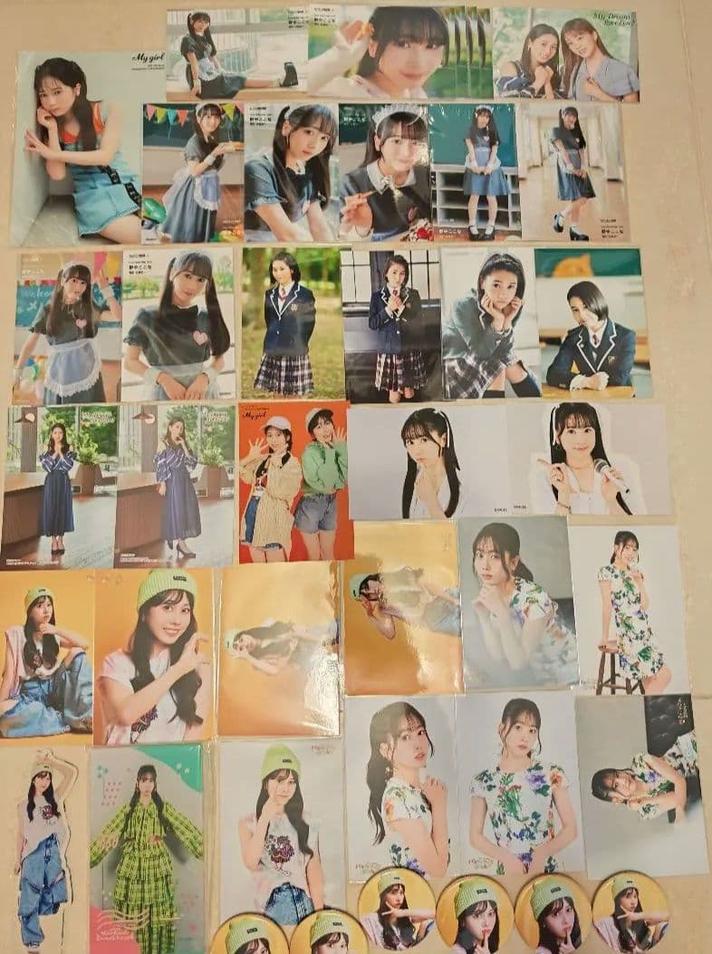 野中ここな 缶バッジ アクリルスタンド ブロマイド