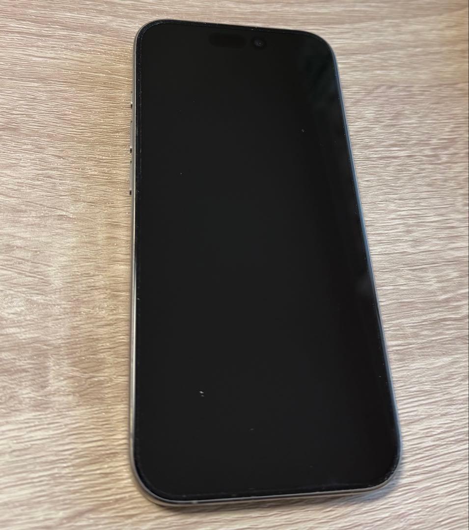iPhone 15 Pro 256GB カメラレンズ割れあり 動作確認済 箱あり