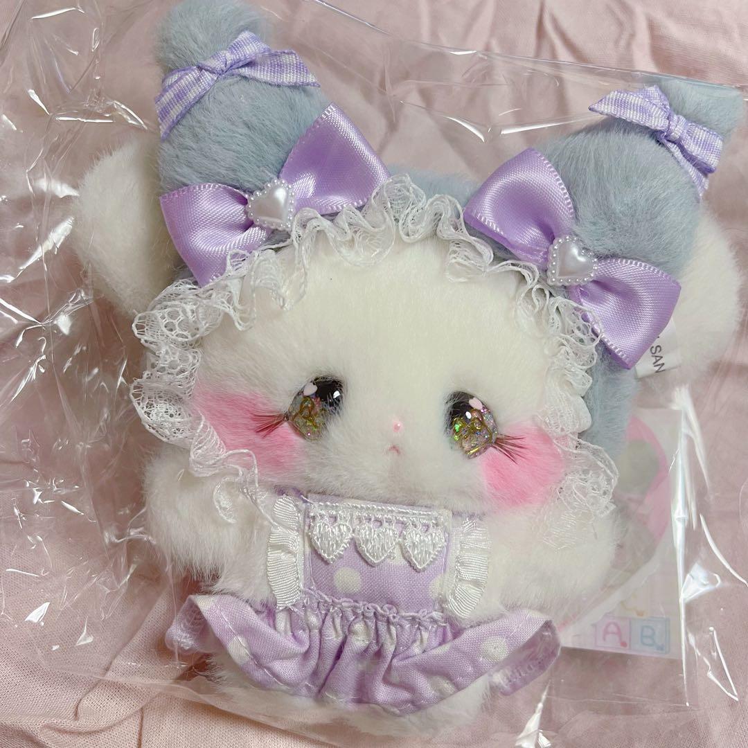 preamサンリオ　テディベア　クロミ　ぬいぐるみ　作家　ハンドメイド