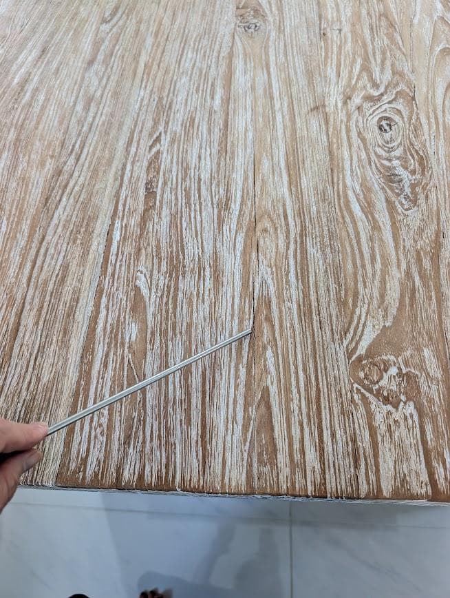 【フルーチェさま専用】KAJA オールドチーク ダイニングテーブル(W180)