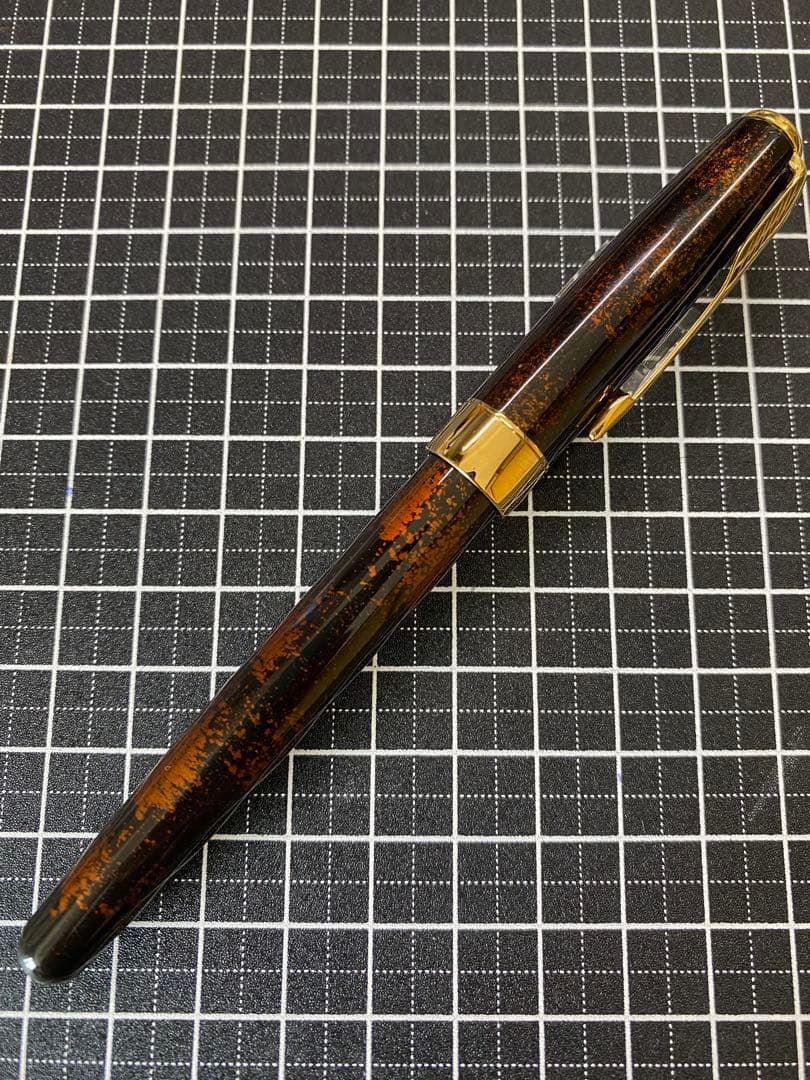 PARKER SONNET ビゾンフォンセ　純正漆　万年筆　字幅F