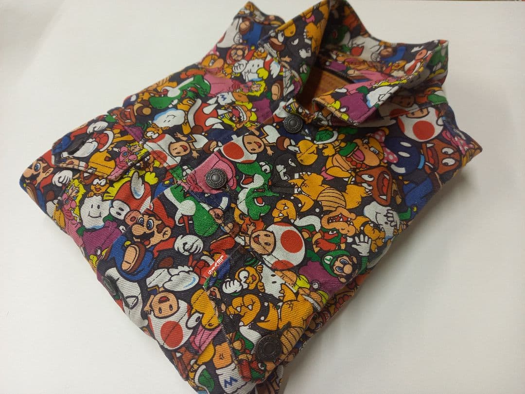 【魅惑の一品シリーズ13】極希 新品 Mサイズ！Levi's × マリオ 総柄