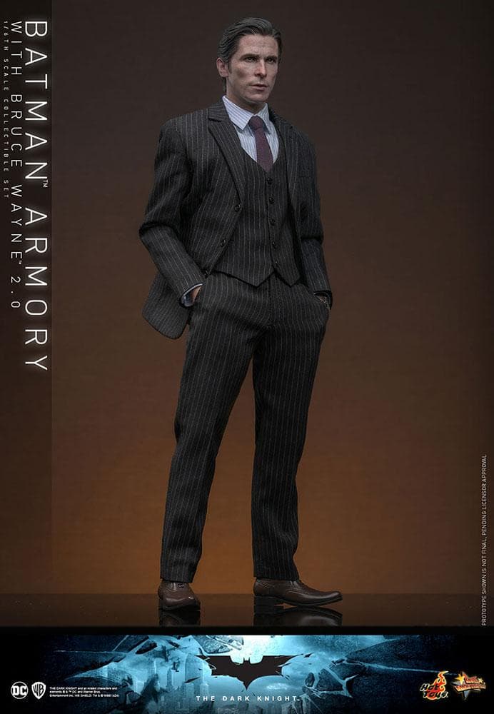 ムービー マスターピース 1/6 バットスーツ格納庫＆ブルース ウェイン2.0版
