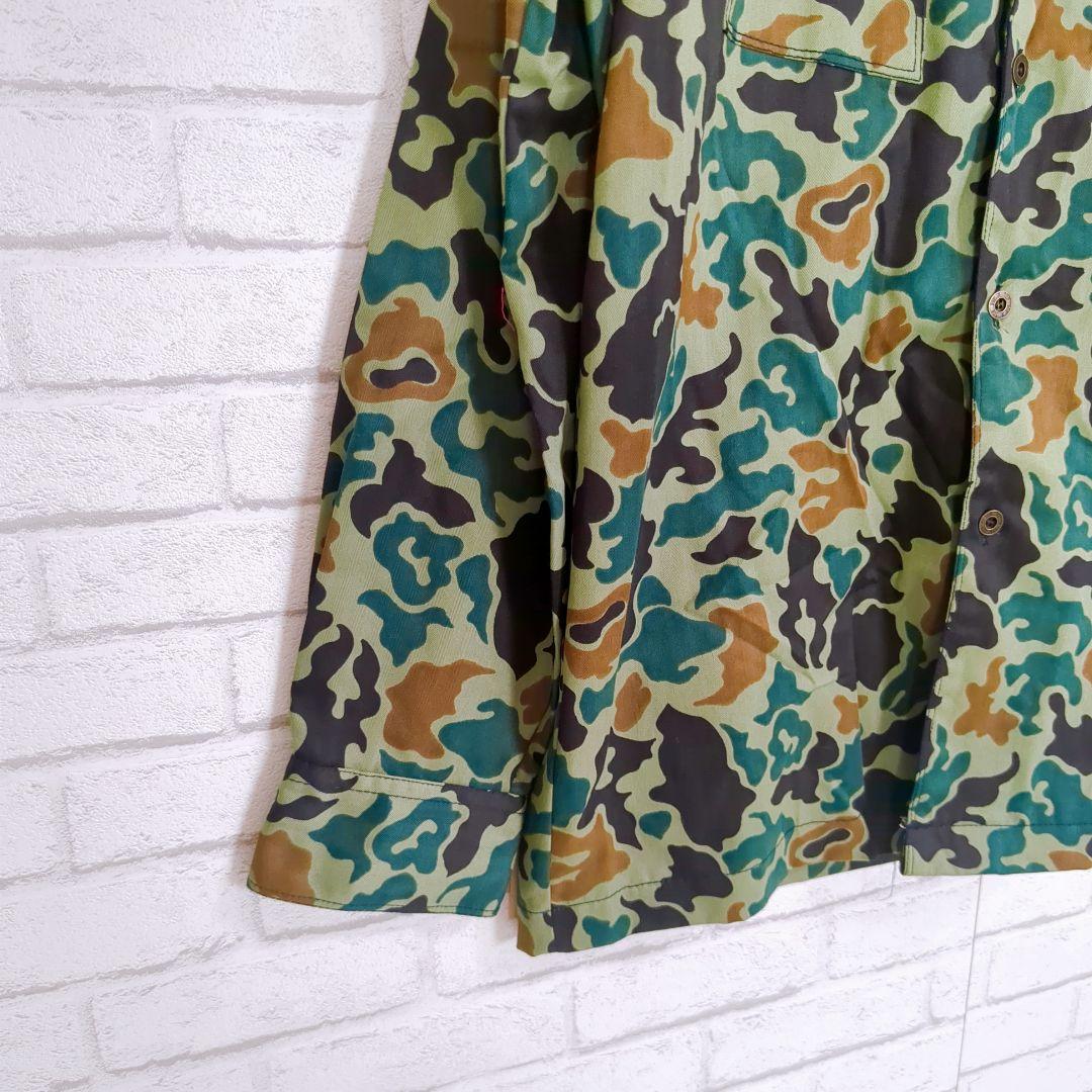 迷彩　カモフラ　セットアップ　上下　ミリタリー　戦闘服　軍服　シャツ　パンツ