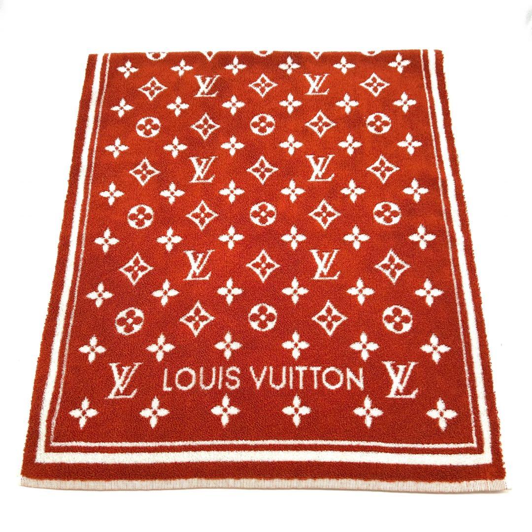 ヴィトン ルイヴィトン LV モノグラム セルヴィエット ビーチタオル