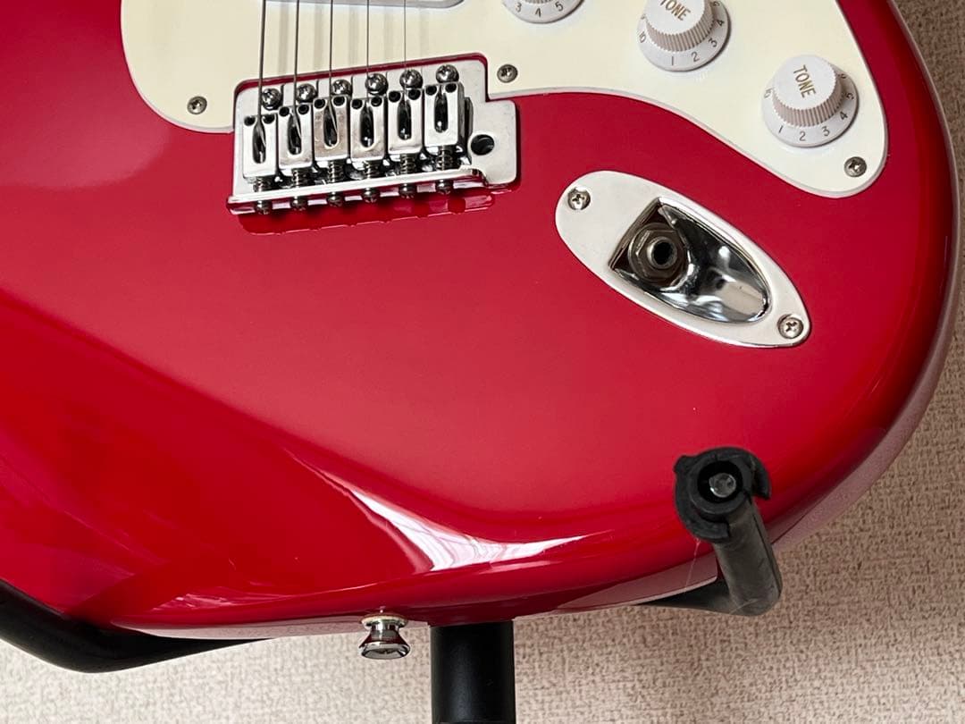 squier by fender bullet strat スクワイヤー レッド