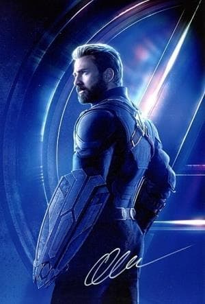 ハリウッド　クリス・エヴァンス　　 直筆サイン入りフォト　 キャプテンアメリカ