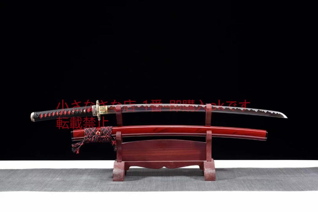 高性能銅装侍刀【浪里紅龍】  古兵器 武具 刀装具 日本刀 模造刀 居合刀