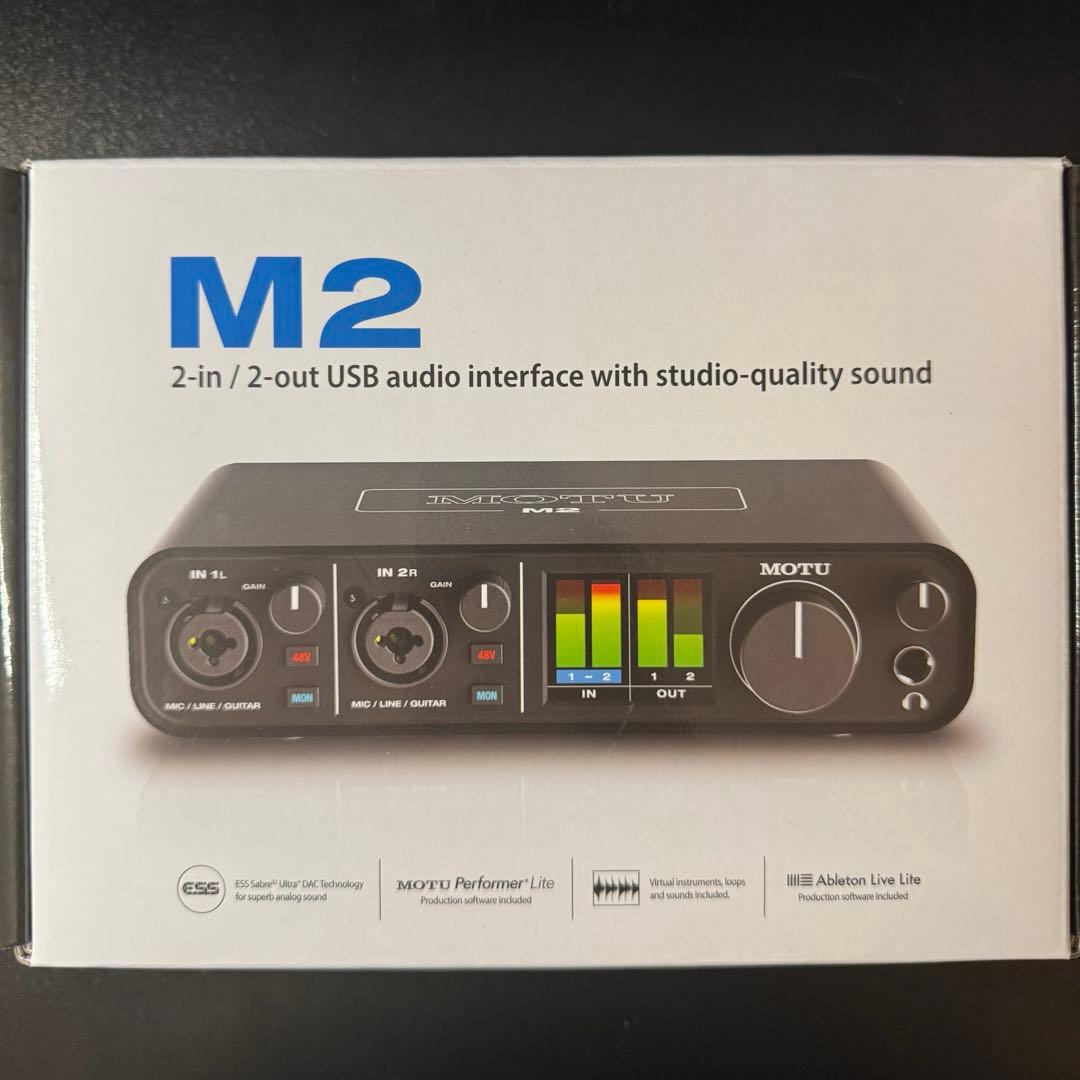 MOTU M2オーディオインターフェース