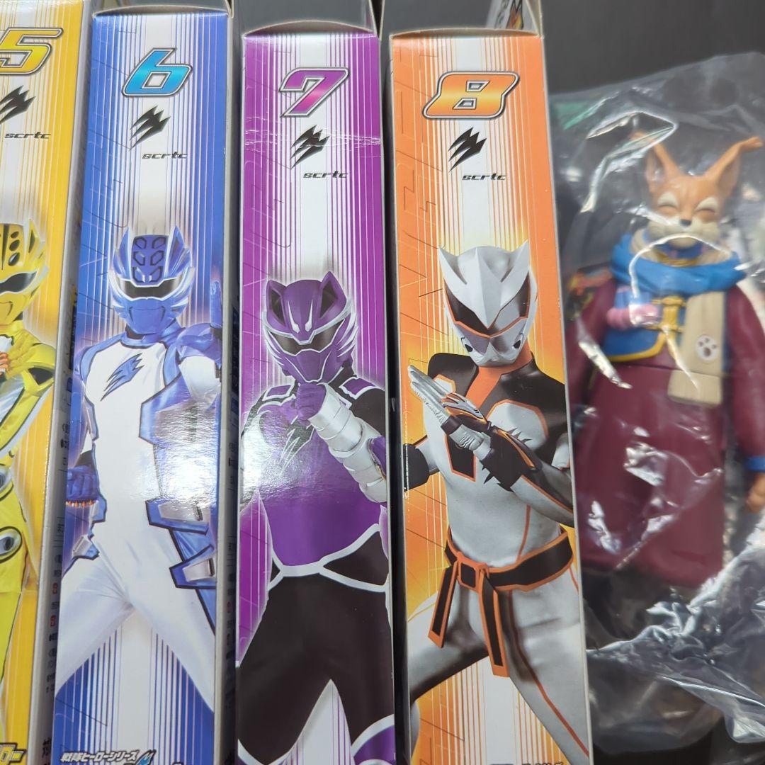 【未開封.未使用】ゲキレンジャー　ソフビセット