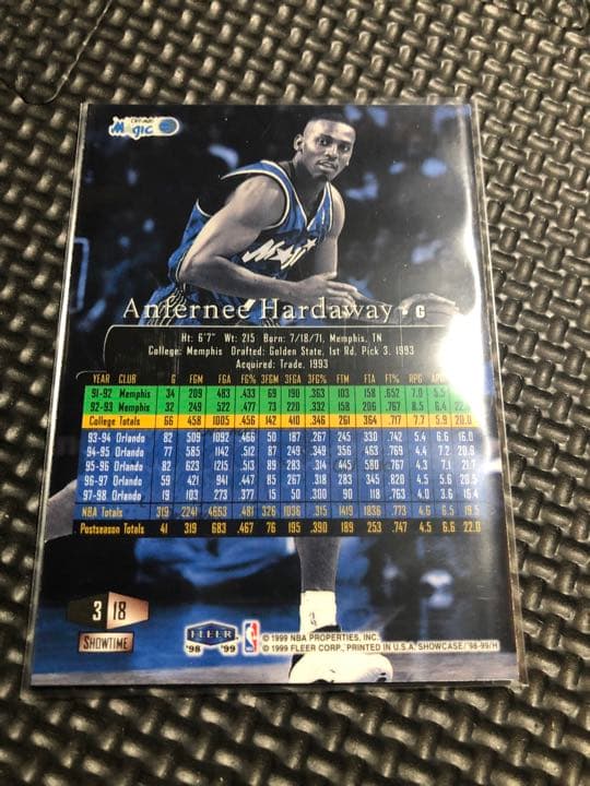 anfernee HARDAWAY.エラーカード❣️ある意味.1of1❣️