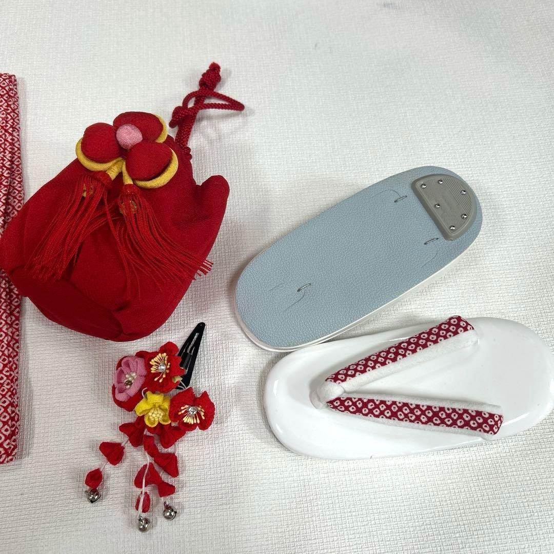 tsuki　No.94 七五三　3歳　　正絹被布セット　　本総絞り