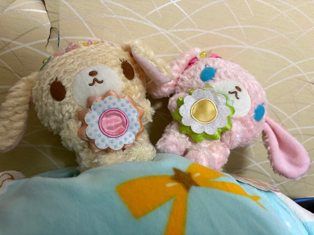 Sanrioシュガーバニーズももうさはなうさぬいぐるみ2009年版