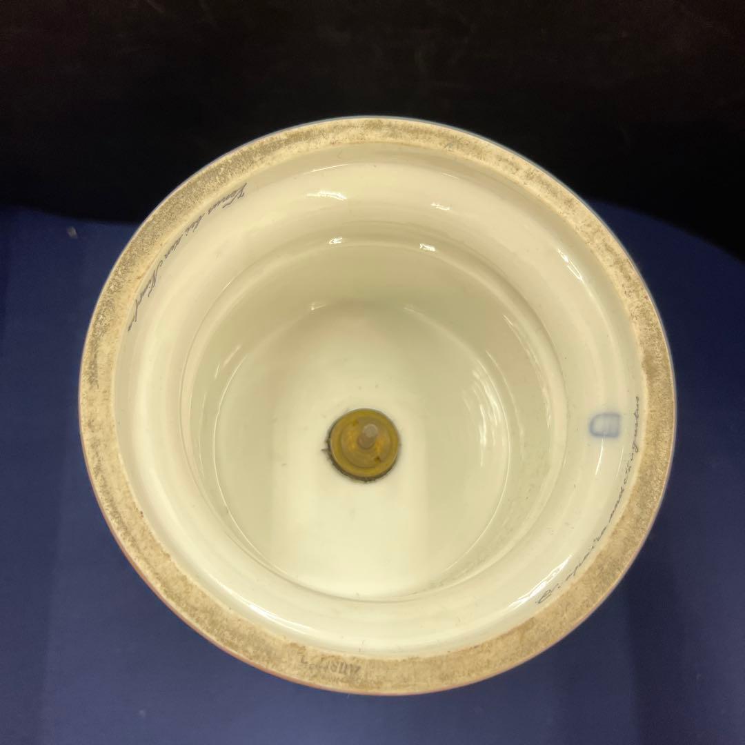 ロイヤルヴィエナ　手描総金彩フラワーベース　高さ約48㎝　東Y7-0822⭐︎2F