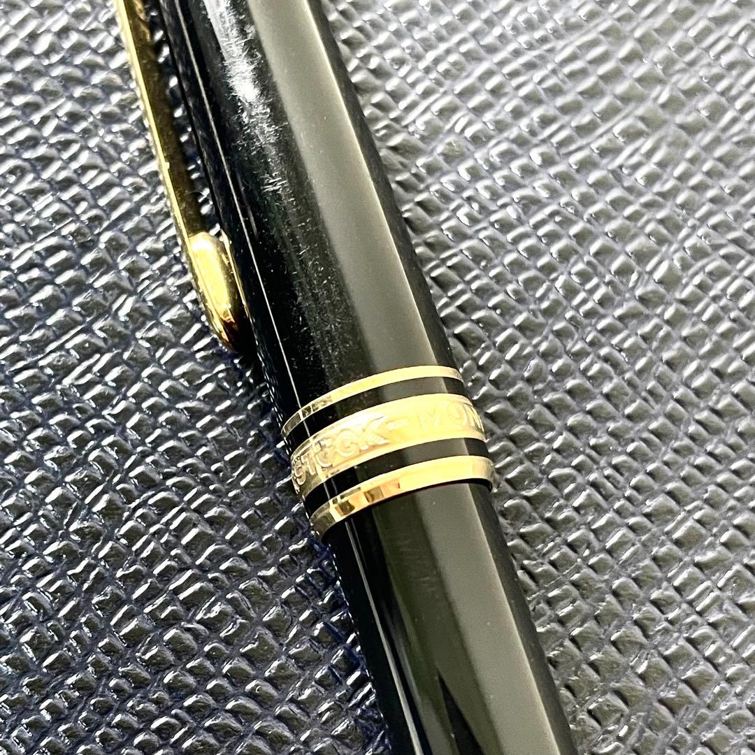 モンブラン　Montblanc 万年筆　マイスターシュティック　14K ブラック