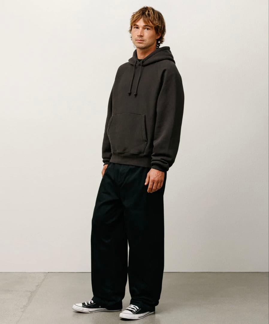 Stussy ブラック チノ ワーク パンツ34サイズ