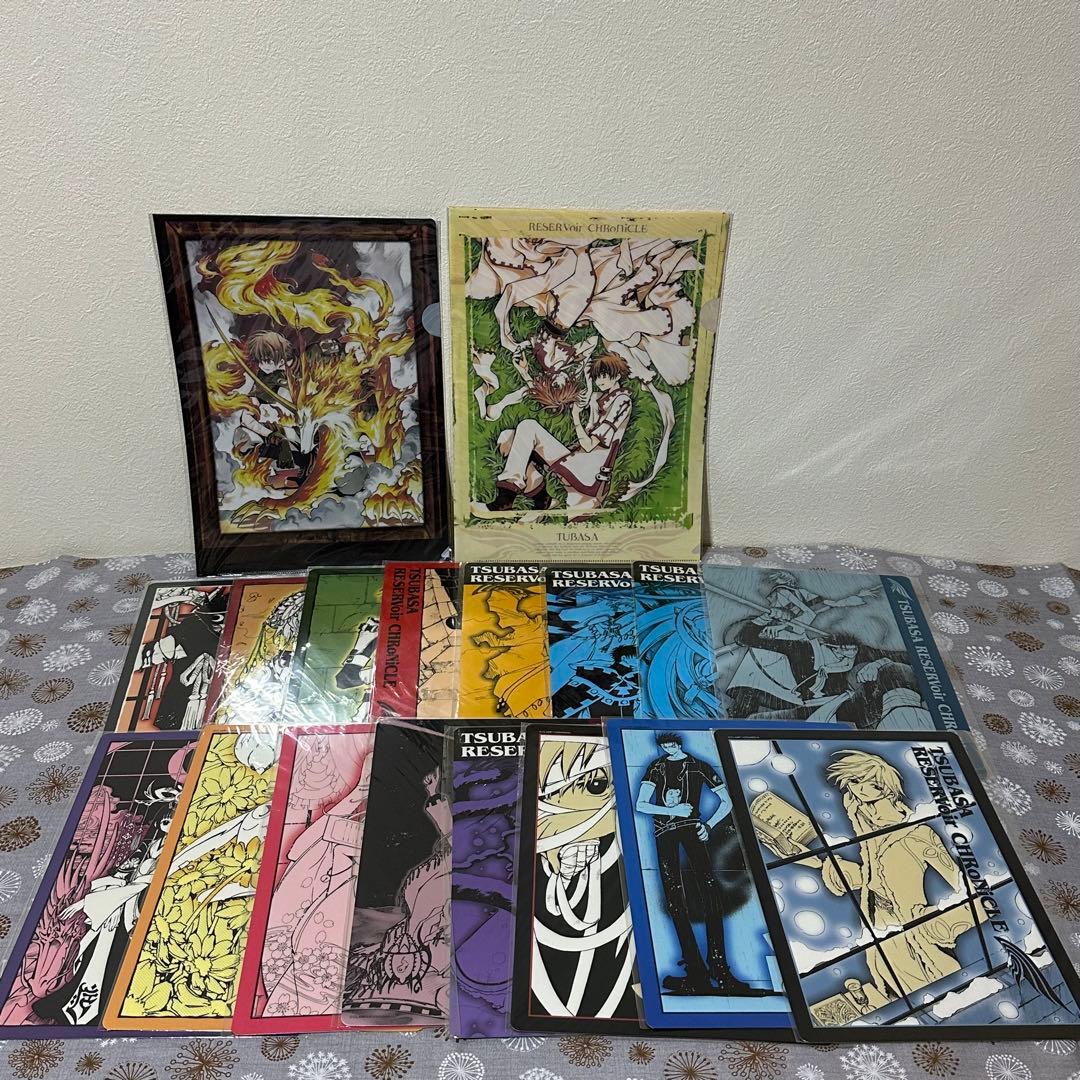 CLAMP ツバサ クリアファイル 下敷き セット 小狼 サクラ 黒鋼 ファイ