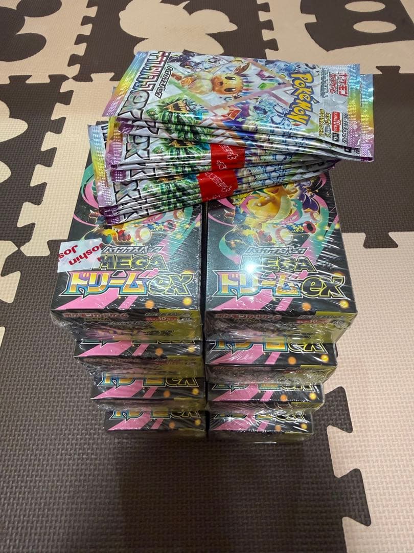 シュリンク付き MEGAドリームex8BOX、テラスタルフェス10パック