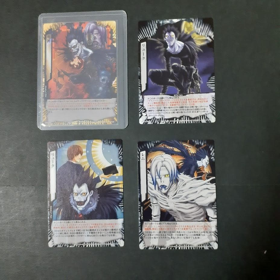 DEATH NOTE 死神　リューク　レム　デスノート　トレーディングカード