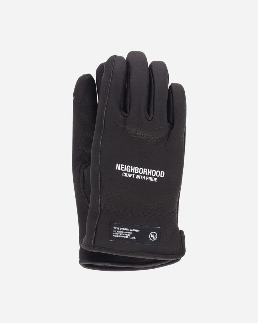 小物 NEIGHBORHOOD Leather Boa Groves BLACK