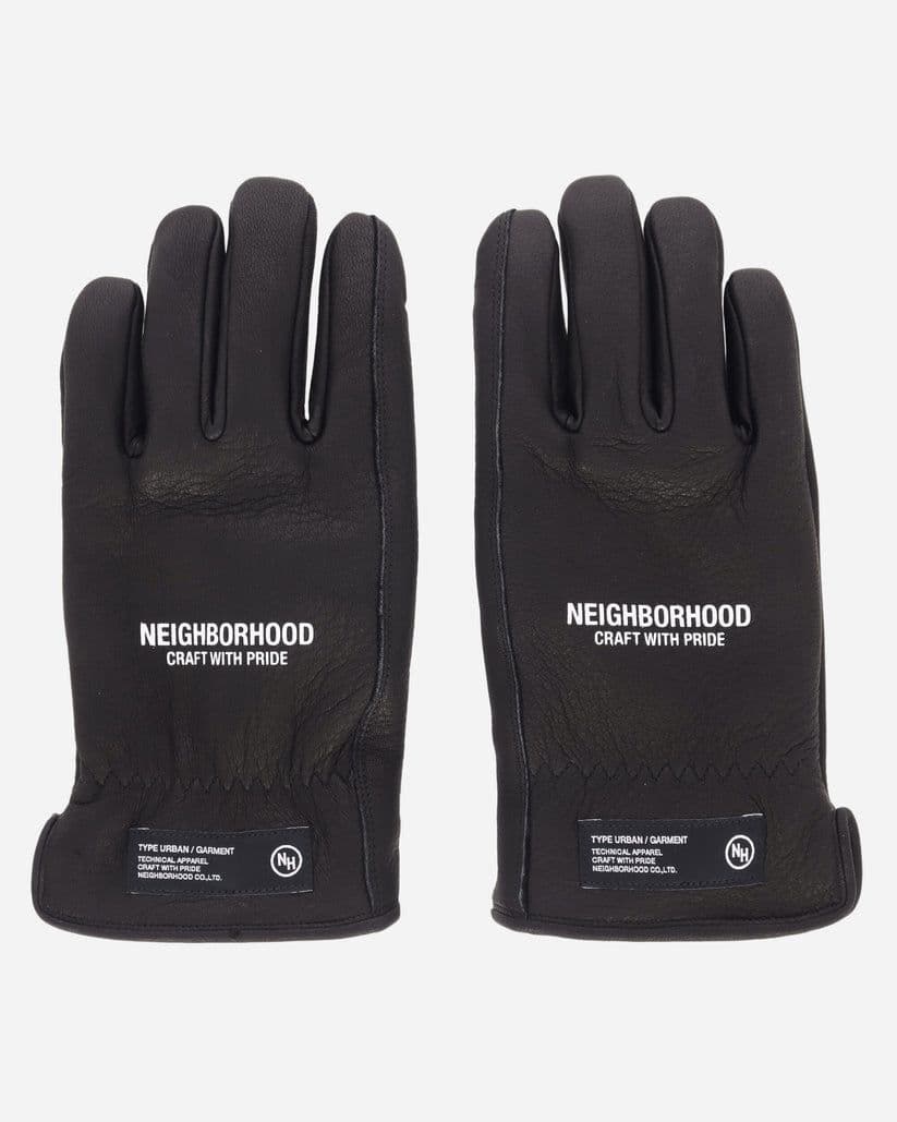 小物 NEIGHBORHOOD Leather Boa Groves BLACK